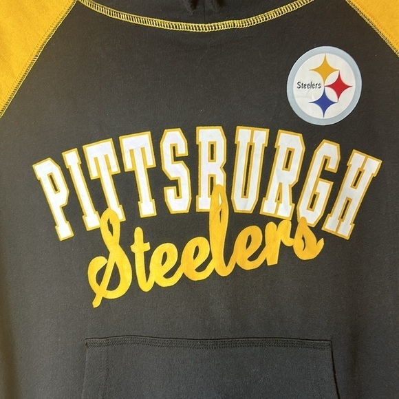 Pittsburgh Steelers NFL team apparel women’s size large hoodie sports core - Picture 3 of 10